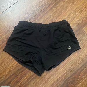 Black adidas shorts